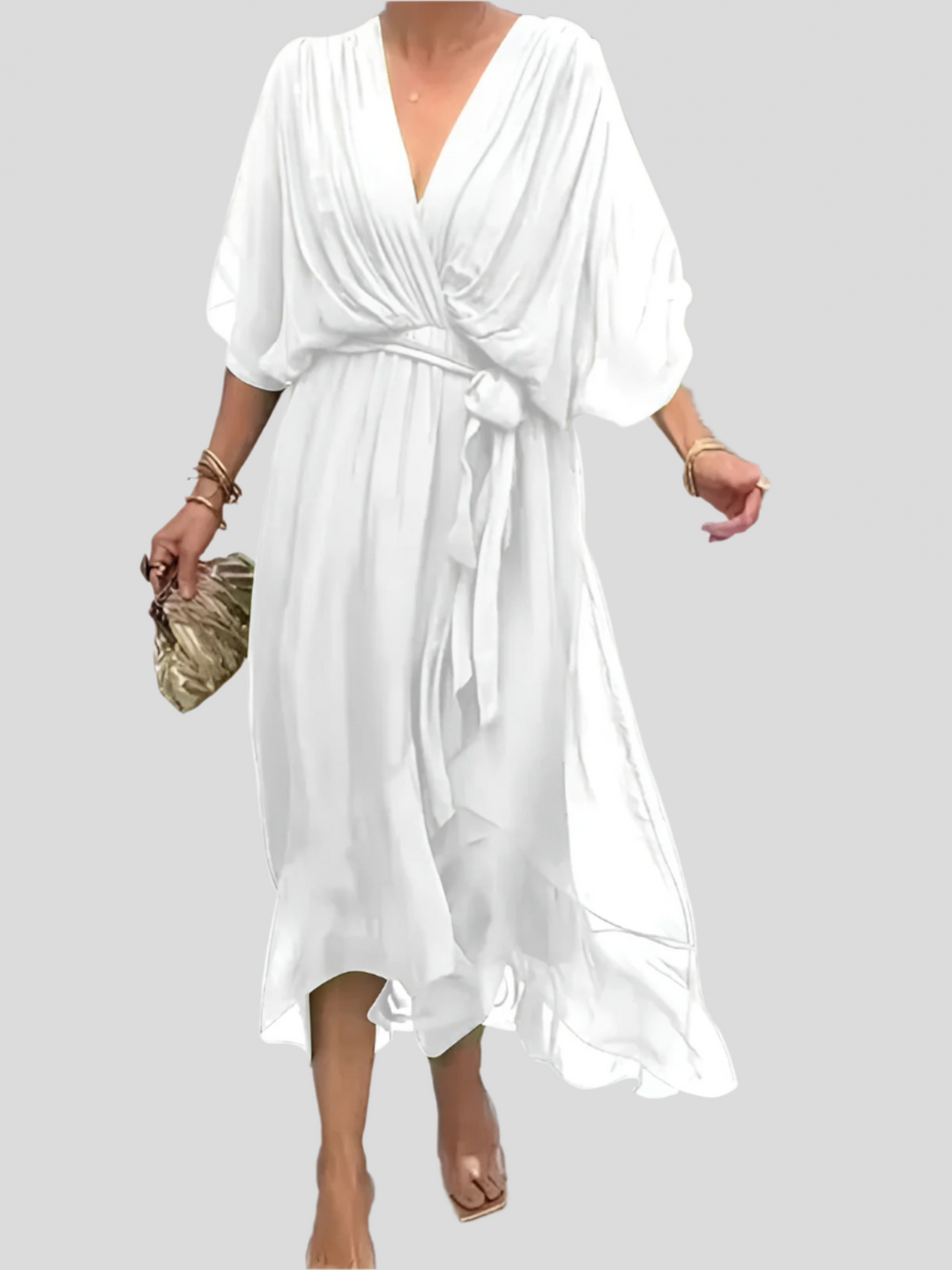 Serel | Tiered Ruffle Midi Dress