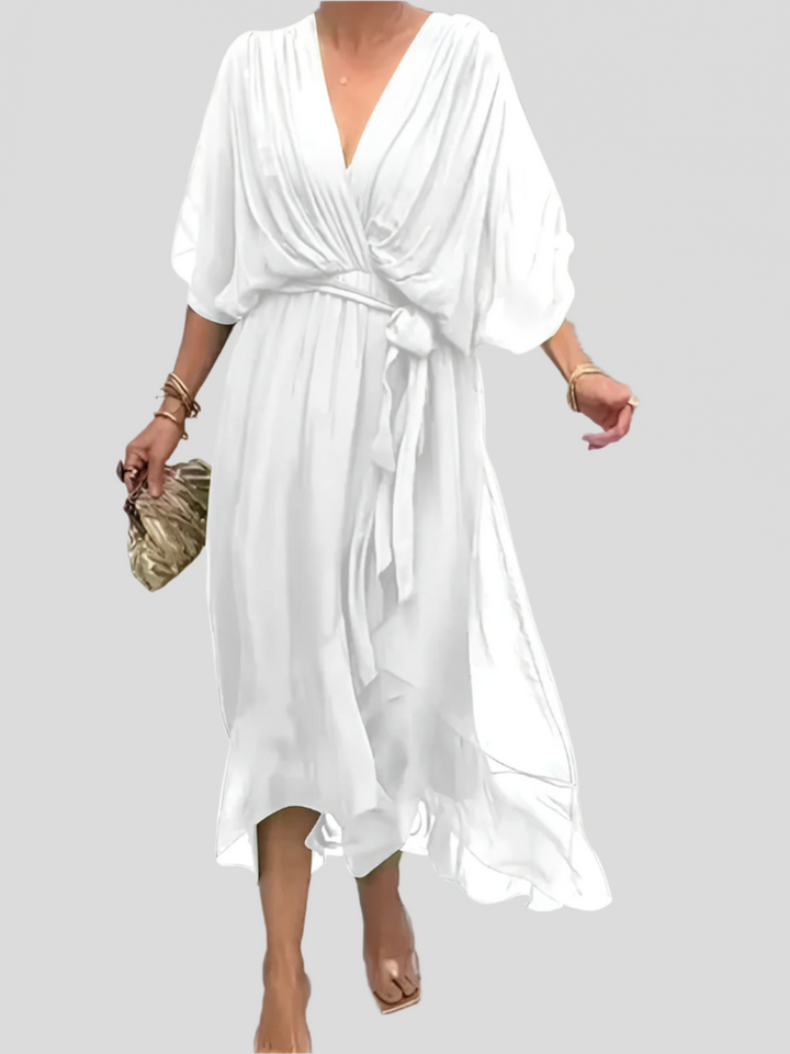 Serel | Tiered Ruffle Midi Dress