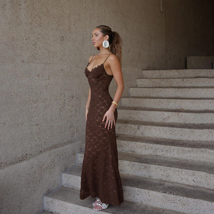Saelune | Lace Maxi Dress