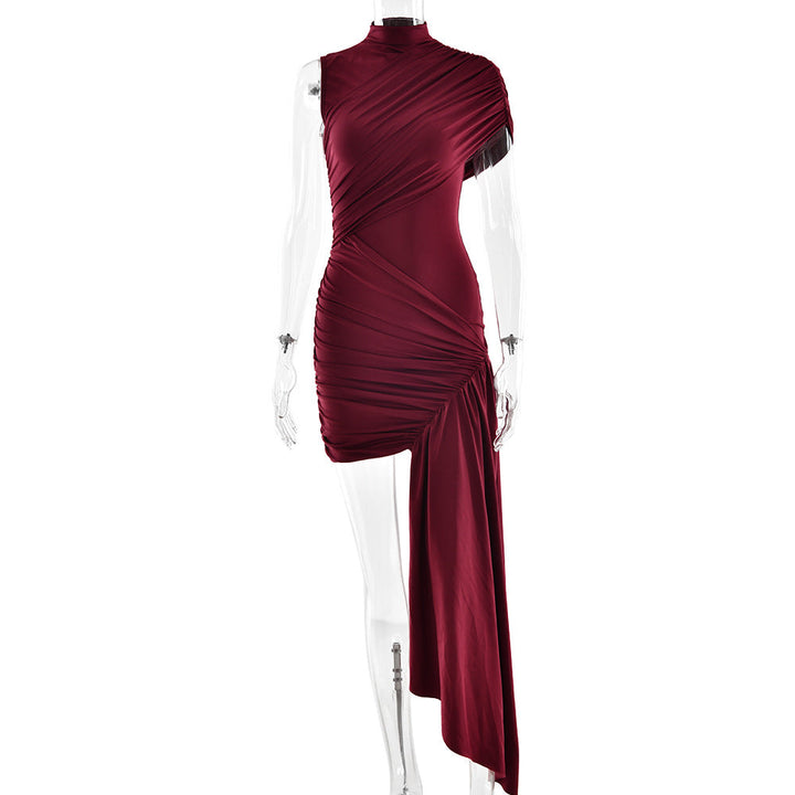 Alvienne | Draped Asymmetrical Dress
