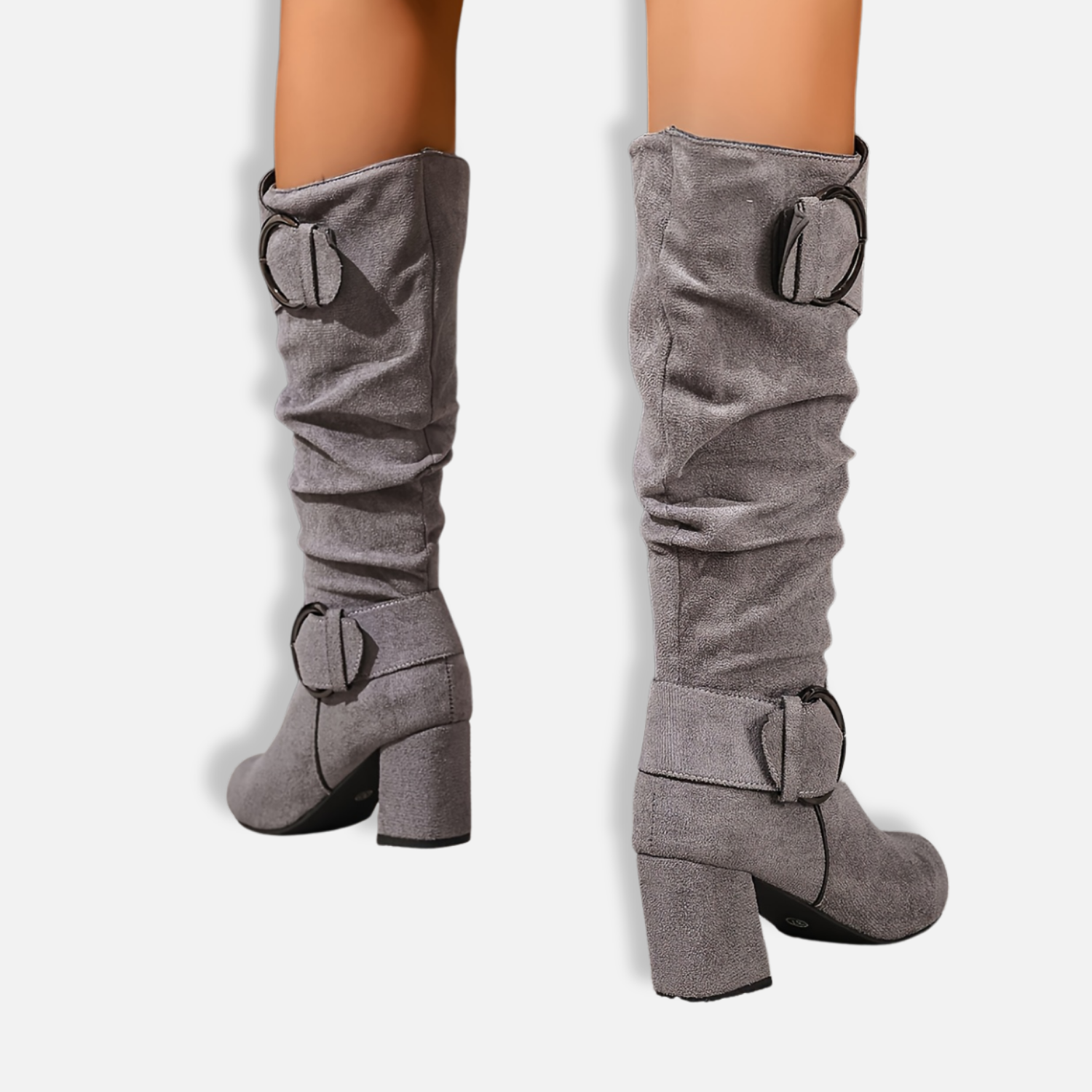 Arden | Bottes Hautes en Suédine pour Femme