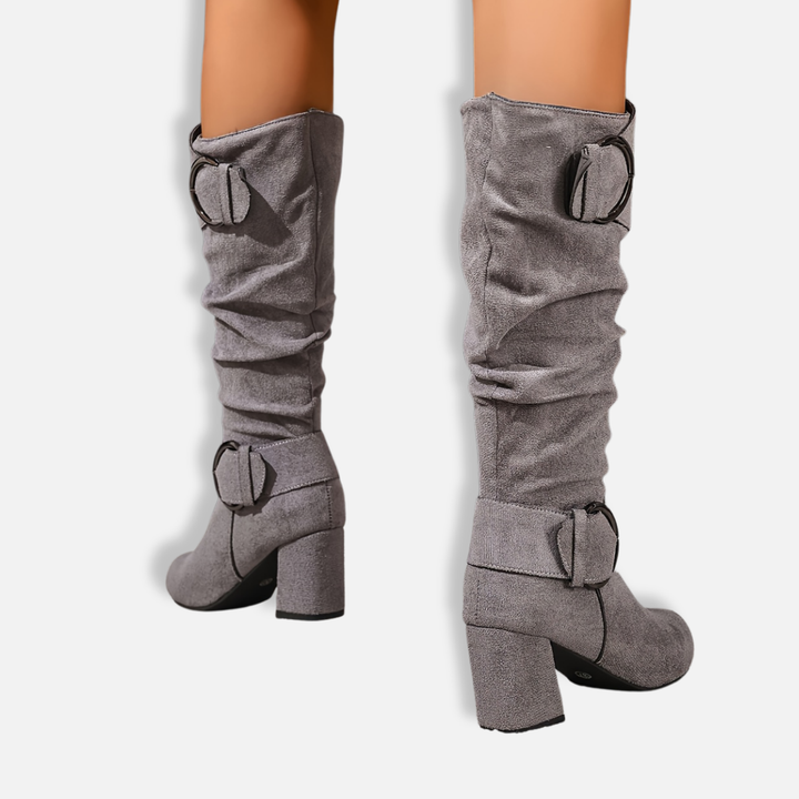 Arden | Bottes Hautes en Suédine pour Femme