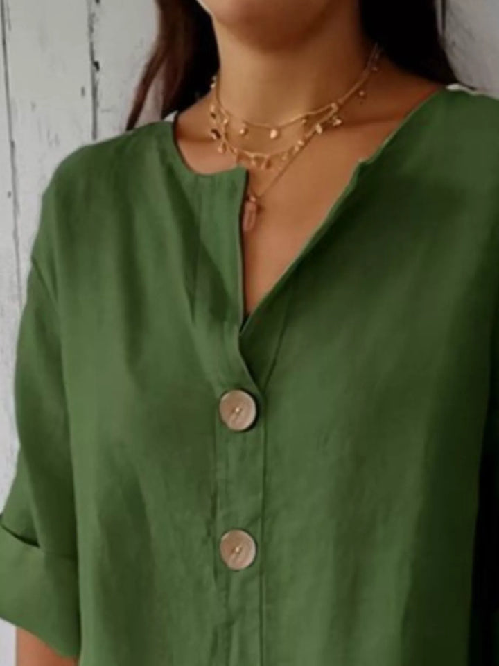 Eva | Relaxed Button-Down Shirt