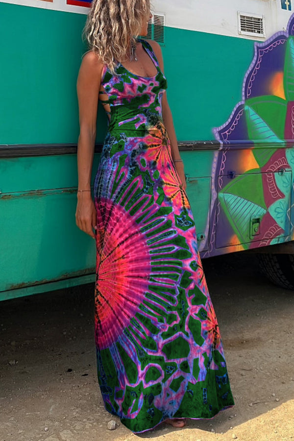 Zafira | Open Back Maxi Dress