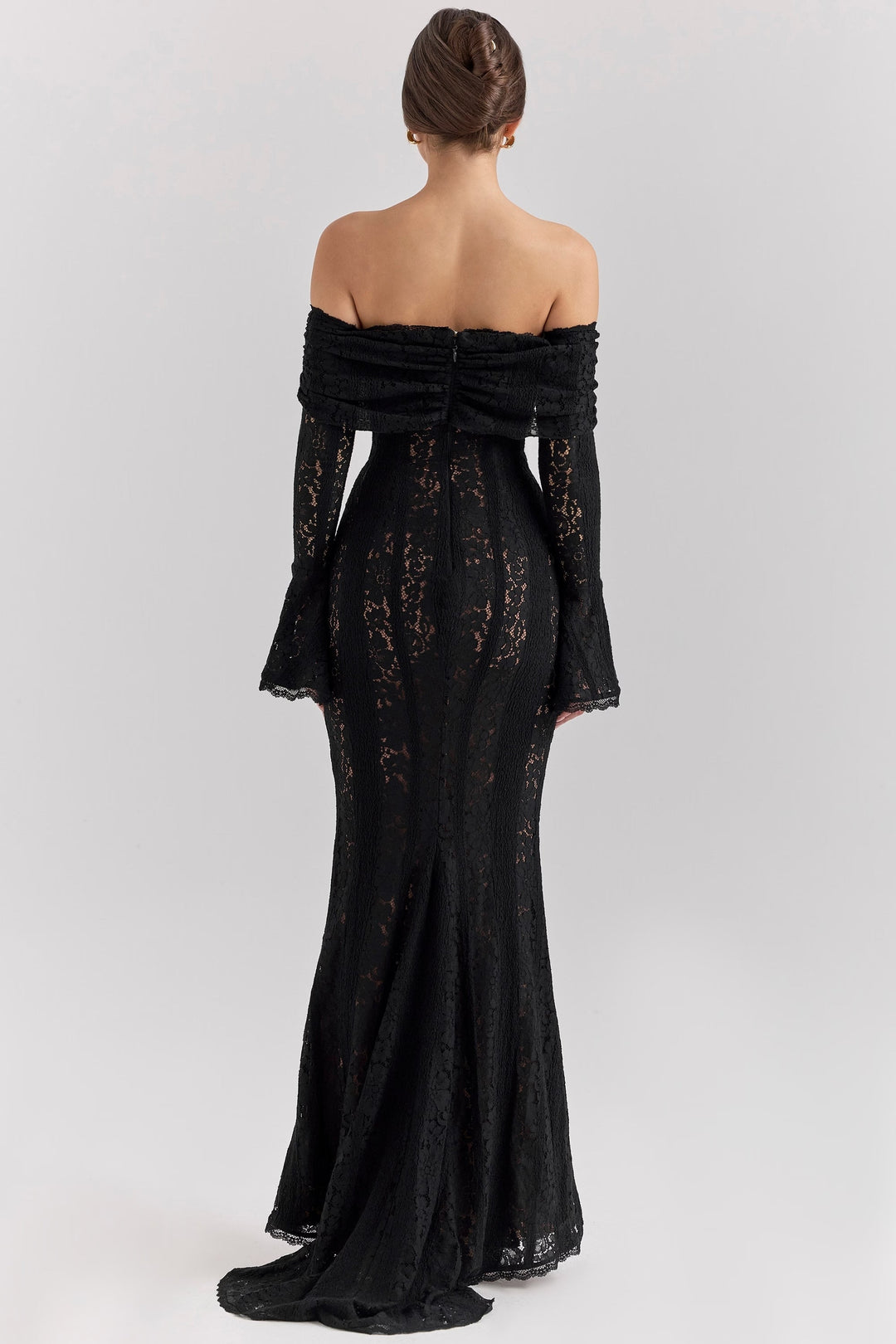 Cécile | Lace Off-Shoulder Maxi Dress