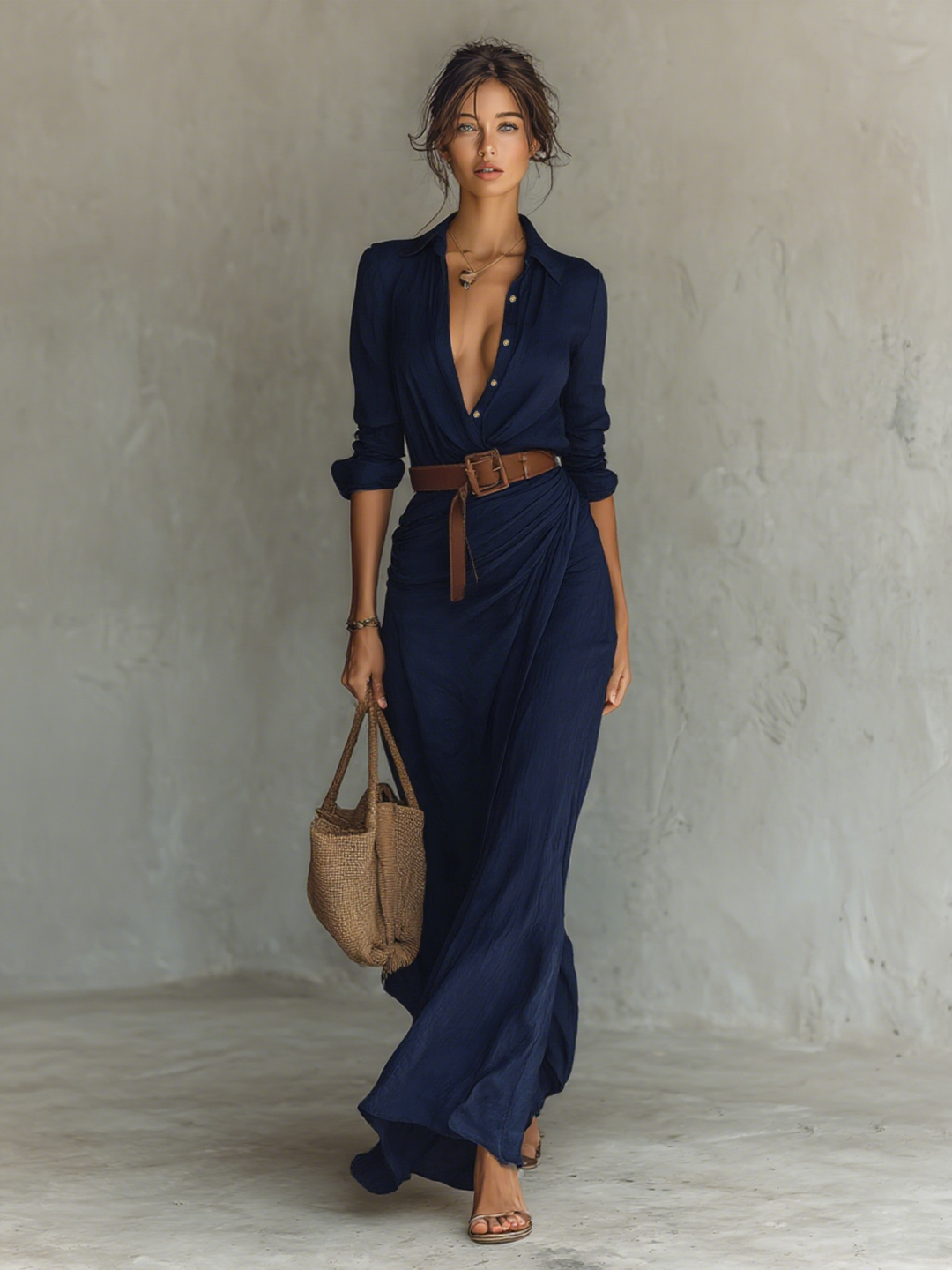 Valentina | Robe Maxi Enveloppante