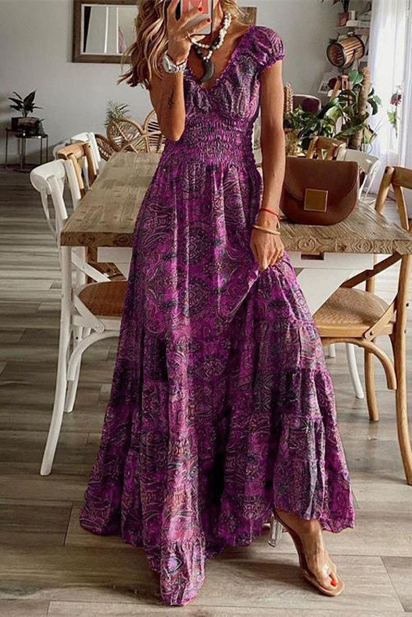Ameline | Boho Maxi Dress