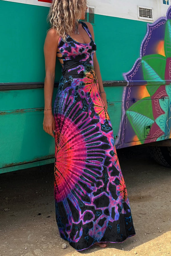 Zafira | Open Back Maxi Dress