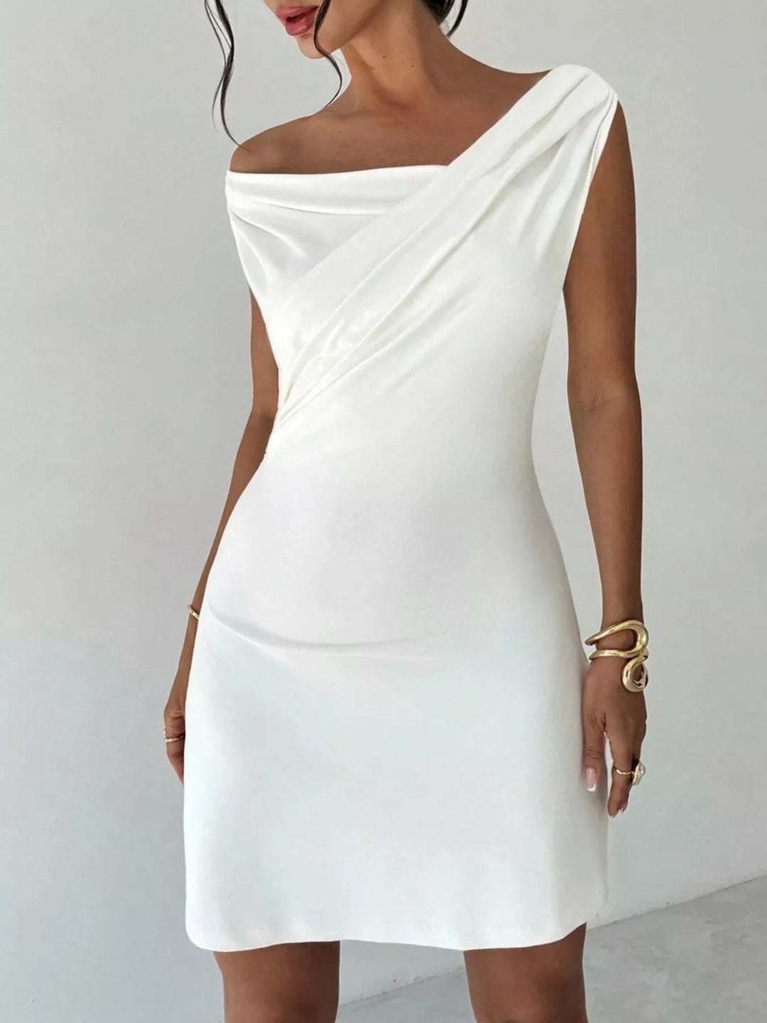 Madeline | Off-Shoulder Mini Dress