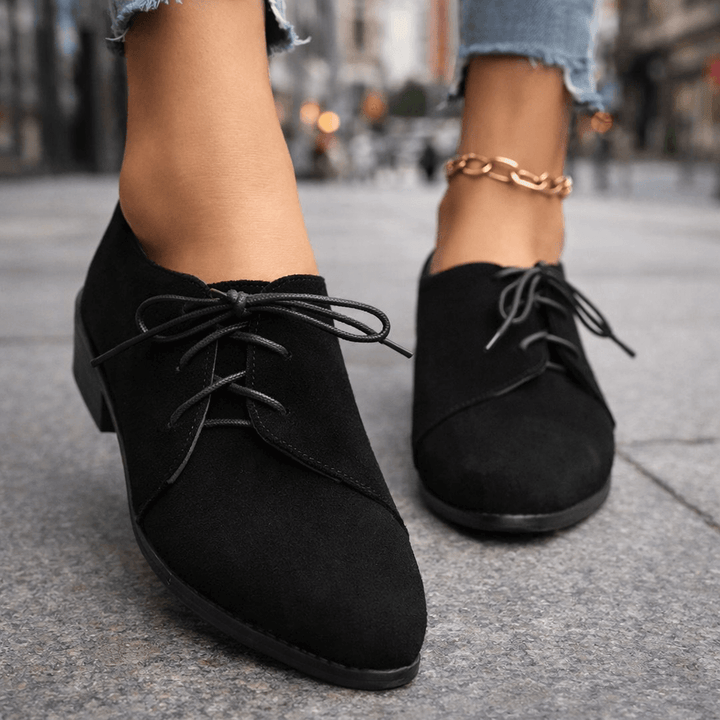 Zalène | Lace-Up Block Heels