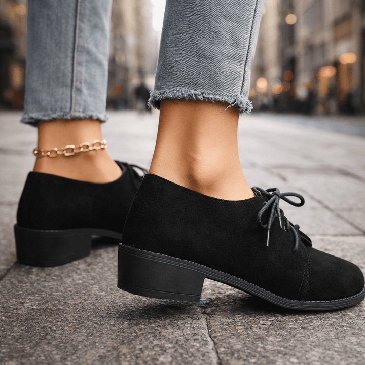Zalène | Lace-Up Block Heels