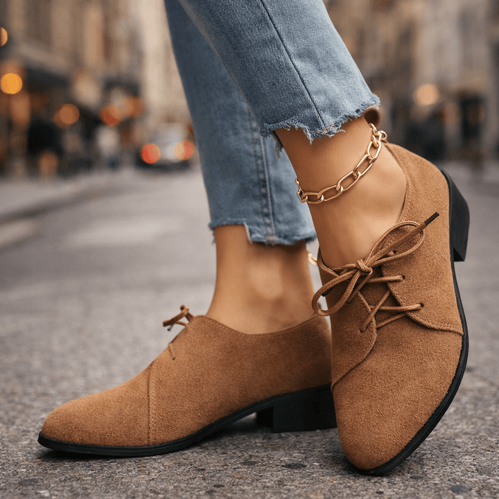 Zalène | Lace-Up Block Heels