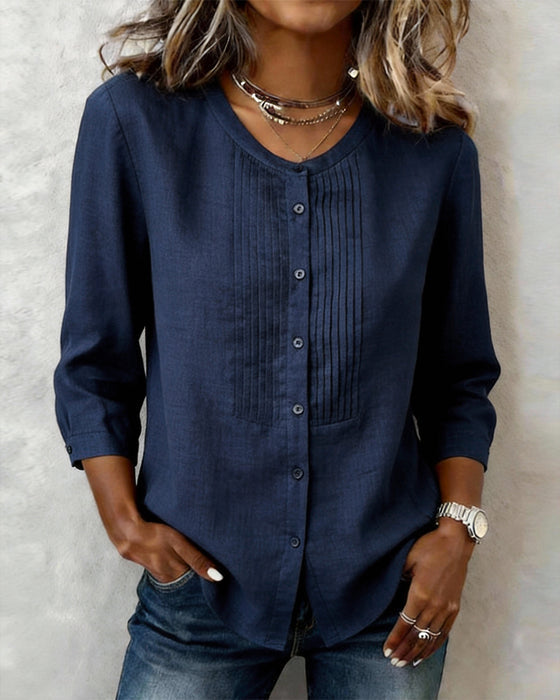 Avéline | Linen Blend Shirt
