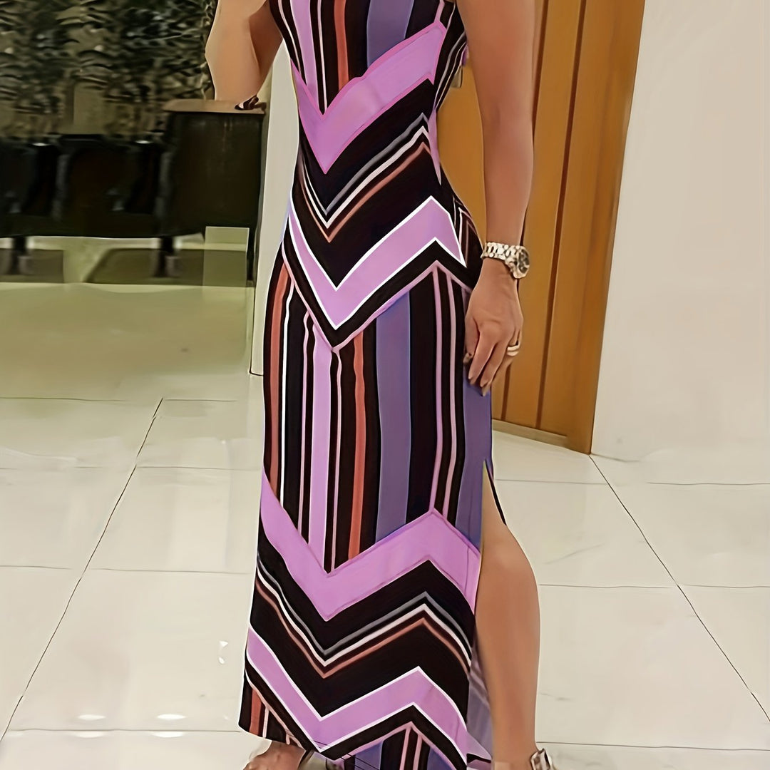 Tessa | Geometric Maxi Dress