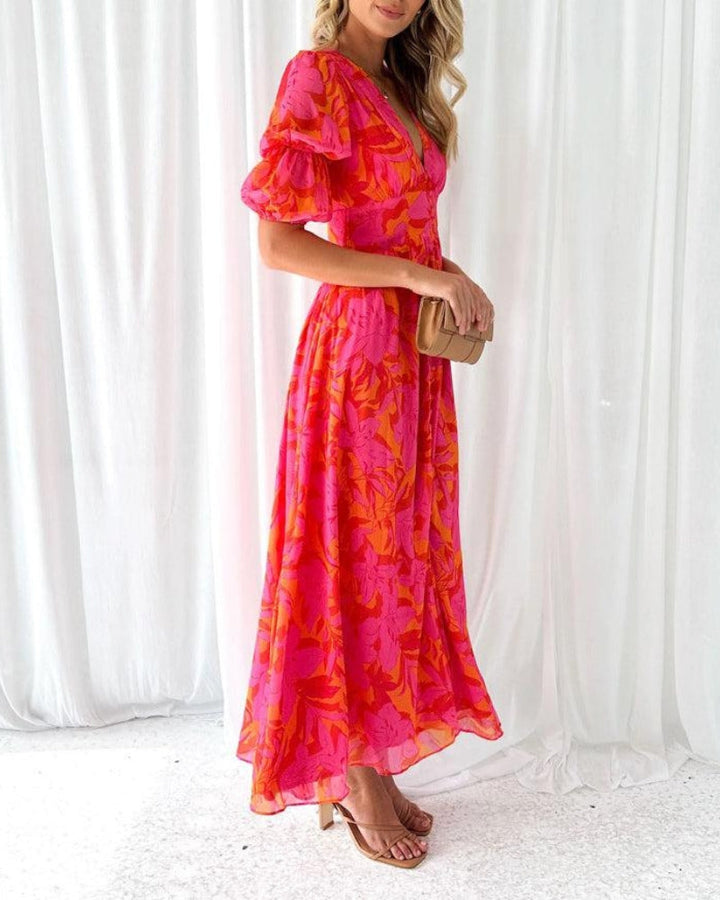 Rosalie | Pink Maxi Dress