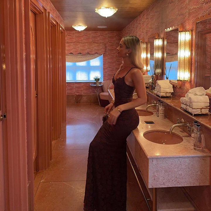 Saelune | Lace Maxi Dress
