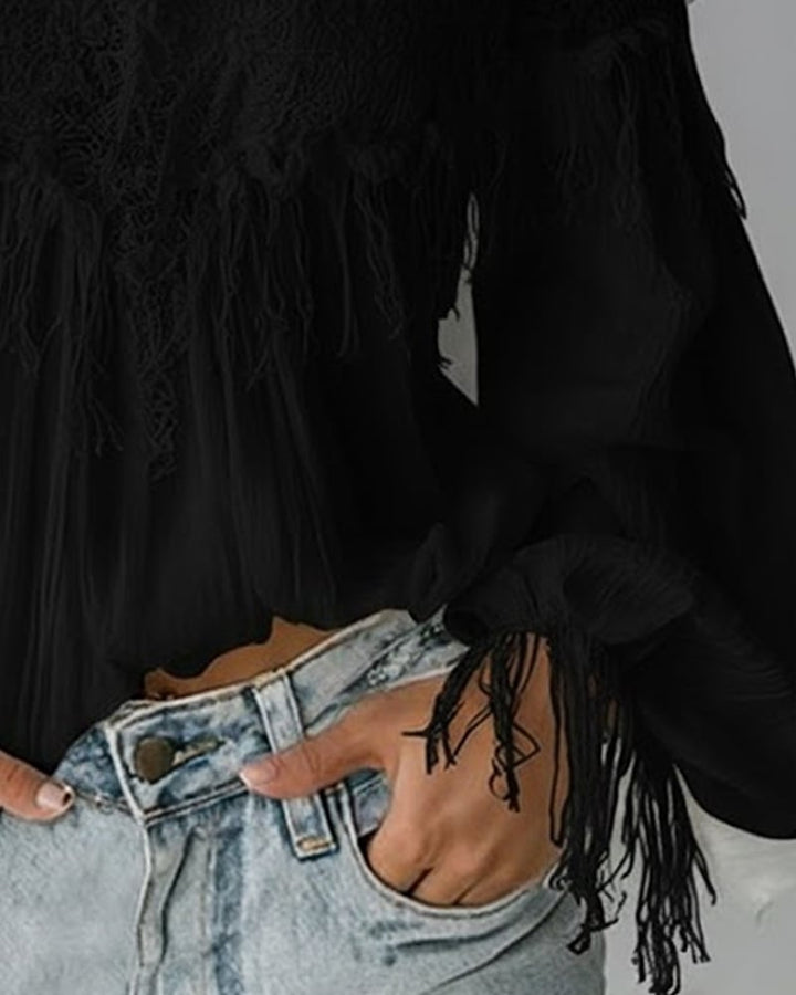 Hailey | Off-Shoulder Lace Top