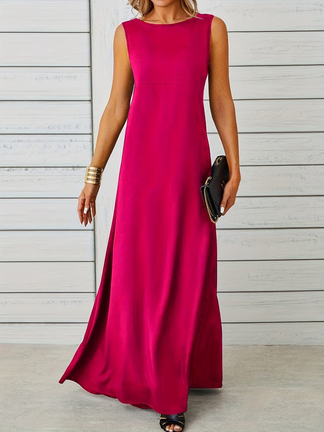 Aveline | Sleeveless Flow Maxi Dress