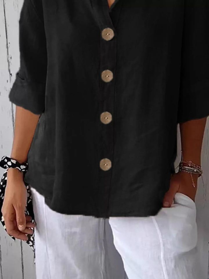 Eva | Relaxed Button-Down Shirt