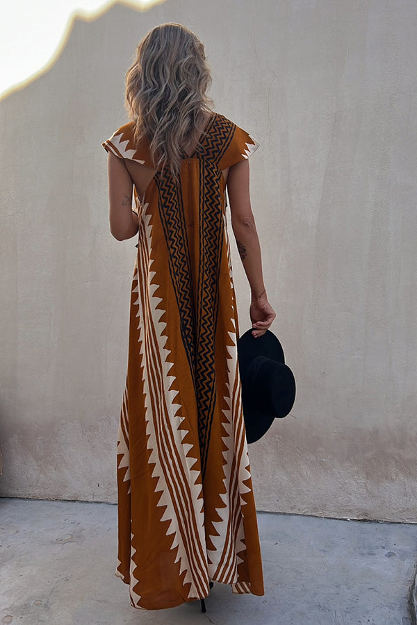 Solenne | Printed Maxi Dress