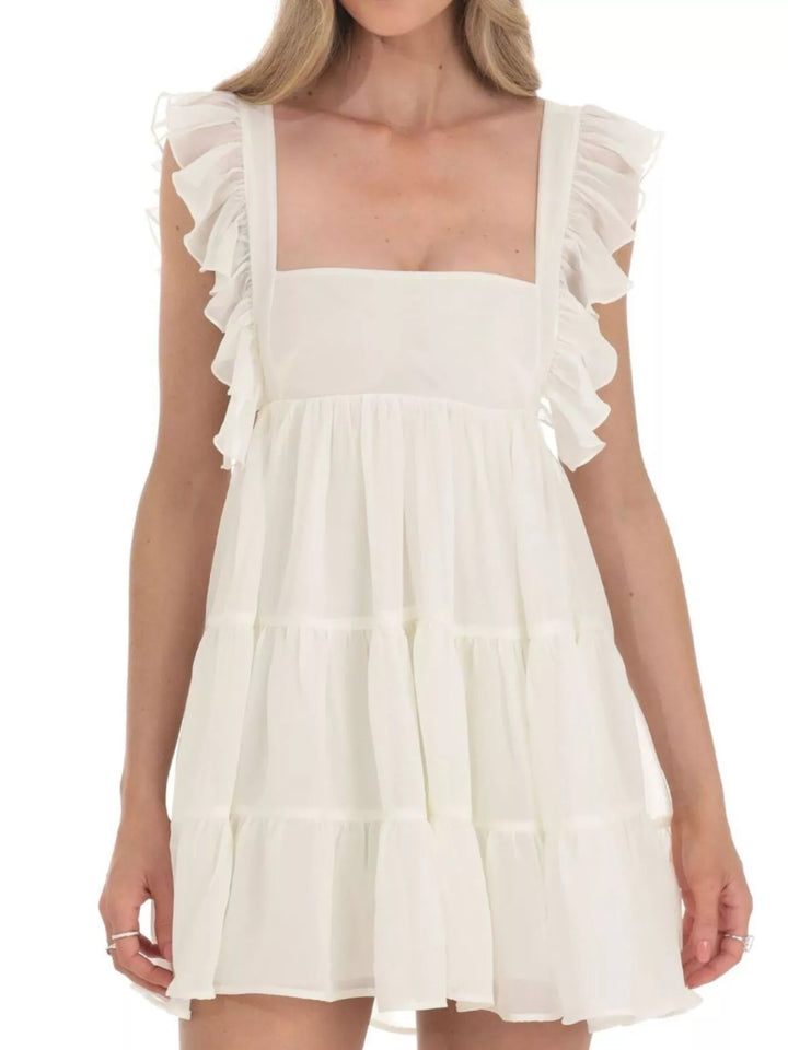 Alvéra | Tiered Square Neck Mini Dress