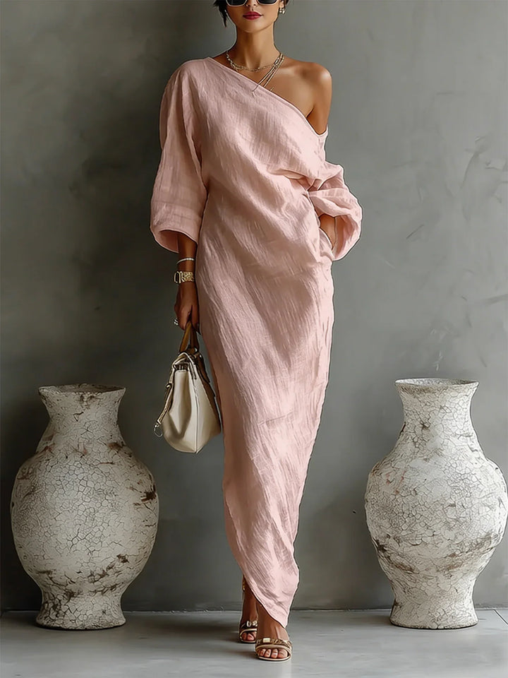 Maëlle | Balloon Sleeve Maxi Dress