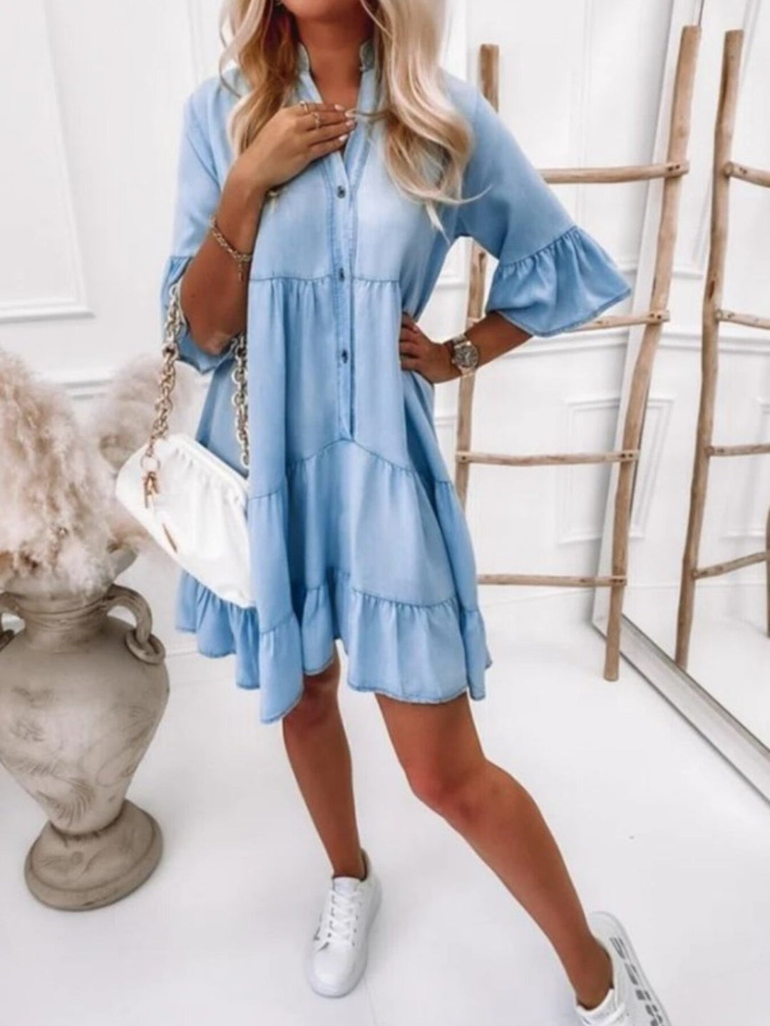 Orelle | Ruffled Mini Dress