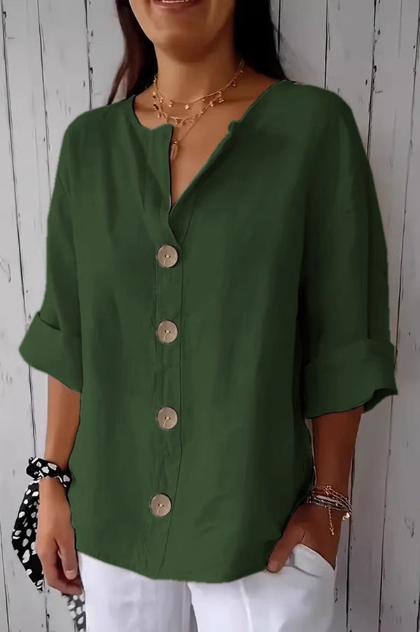 Alena | Relaxed Button Blouse