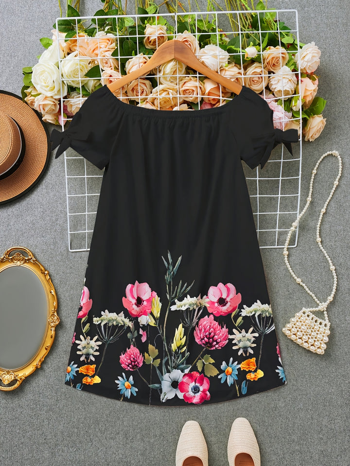 Fiona | Off-Shoulder Floral Mini Dress