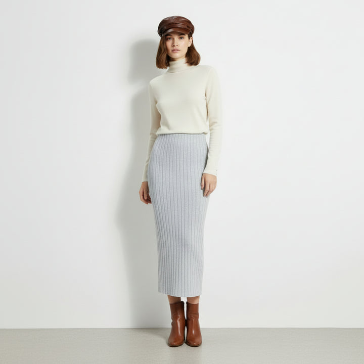 Arden | Ribbed Maxi Skirt for Women