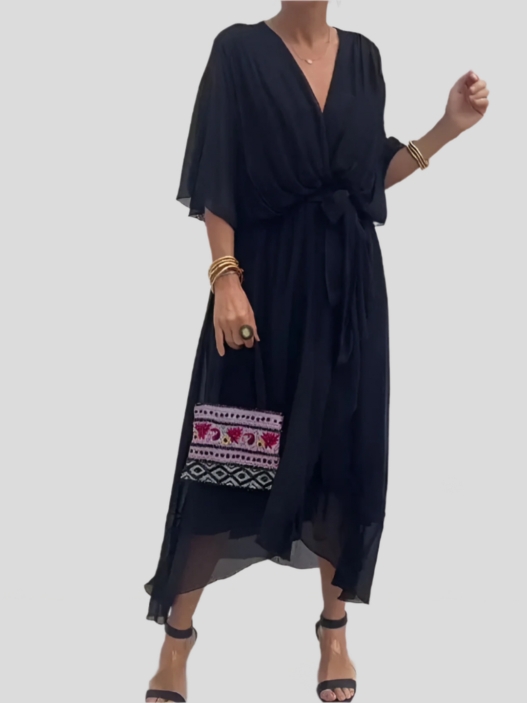 Serel | Tiered Ruffle Midi Dress