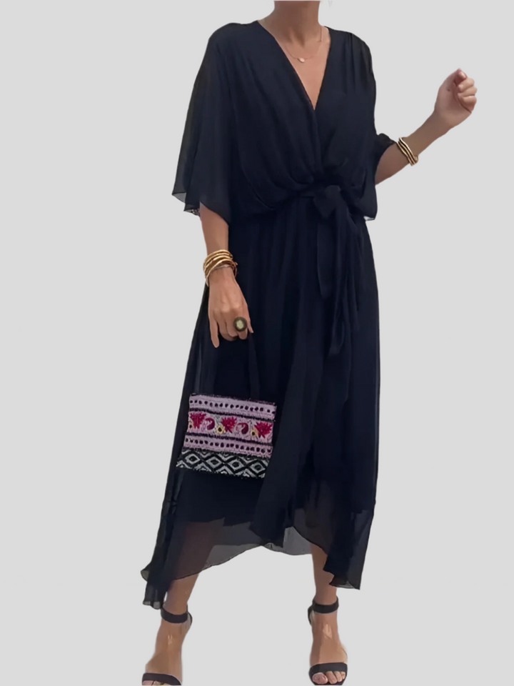 Serel | Tiered Ruffle Midi Dress