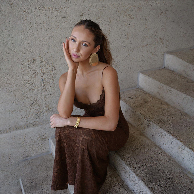 Saelune | Lace Maxi Dress