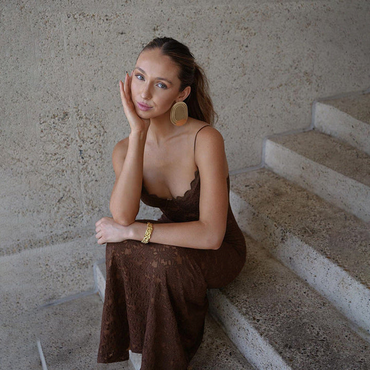 Saelune | Lace Maxi Dress