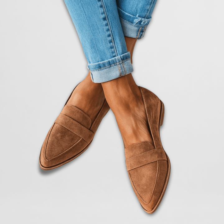 Lenora | Suede Loafers