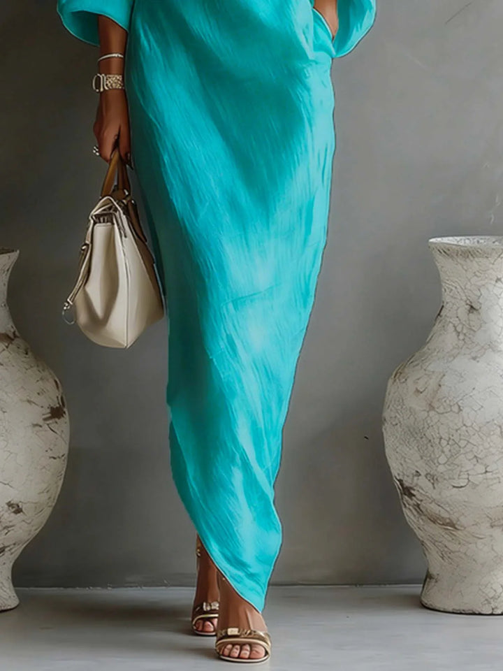 Maëlle | Balloon Sleeve Maxi Dress