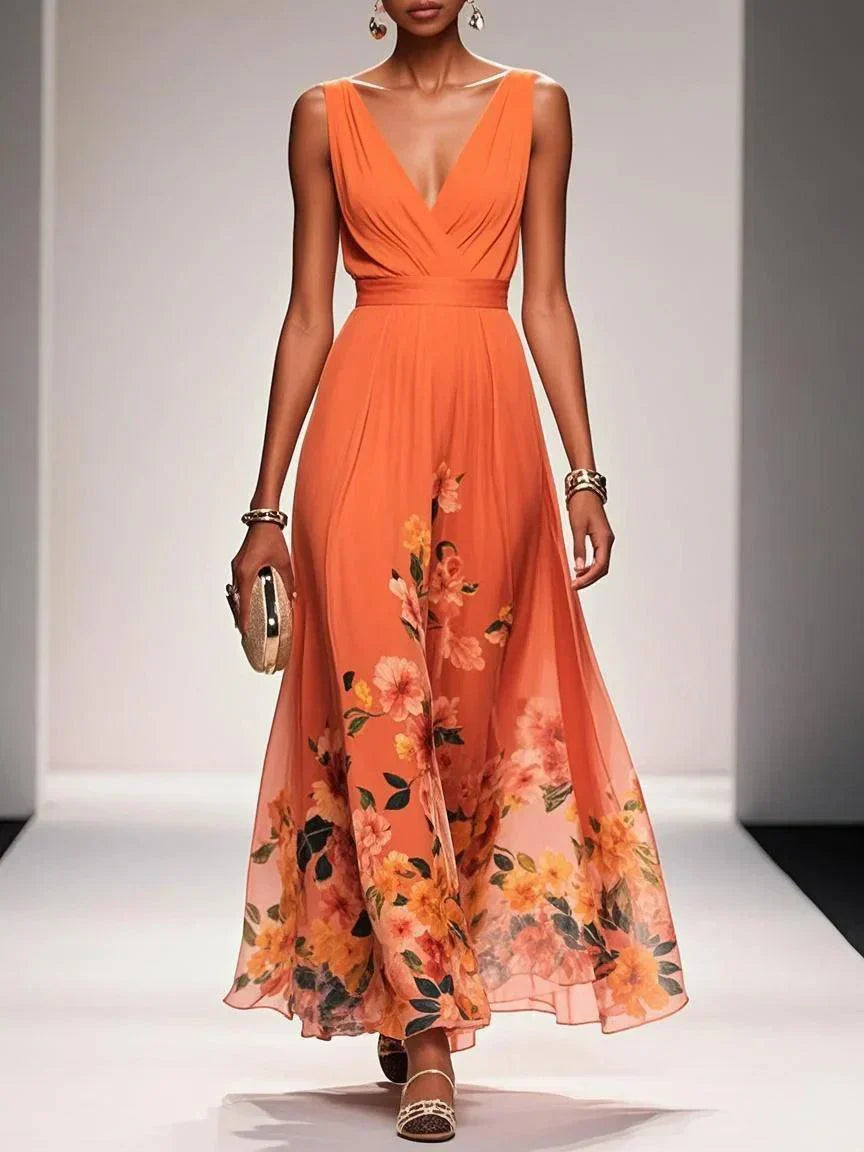 Elara | Robe Maxi Florale