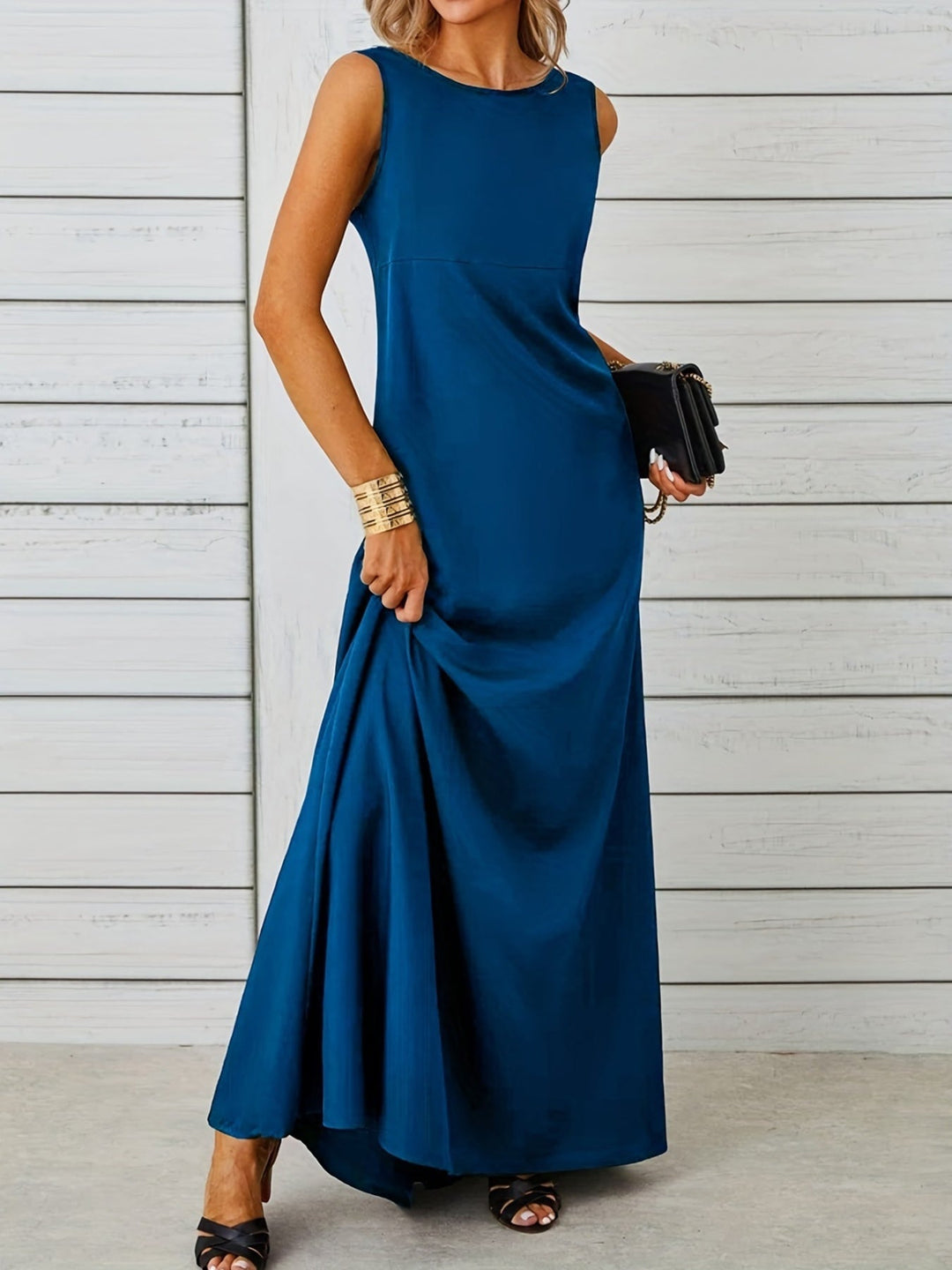 Aveline | Sleeveless Flow Maxi Dress