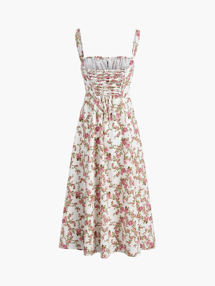 Rosela | Floral Split Dress