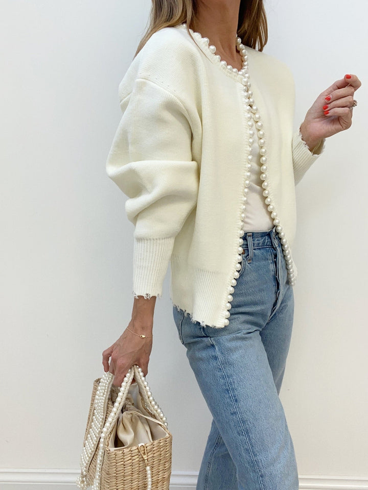 Elinae | Knitted Pearl Jacket