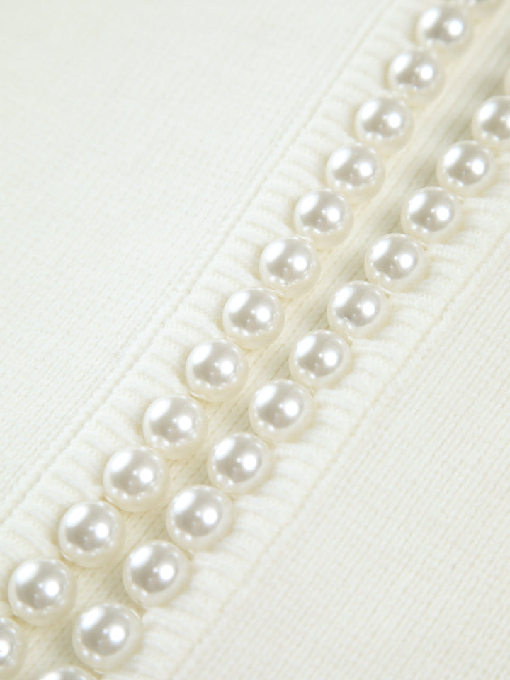 Elinae | Knitted Pearl Jacket