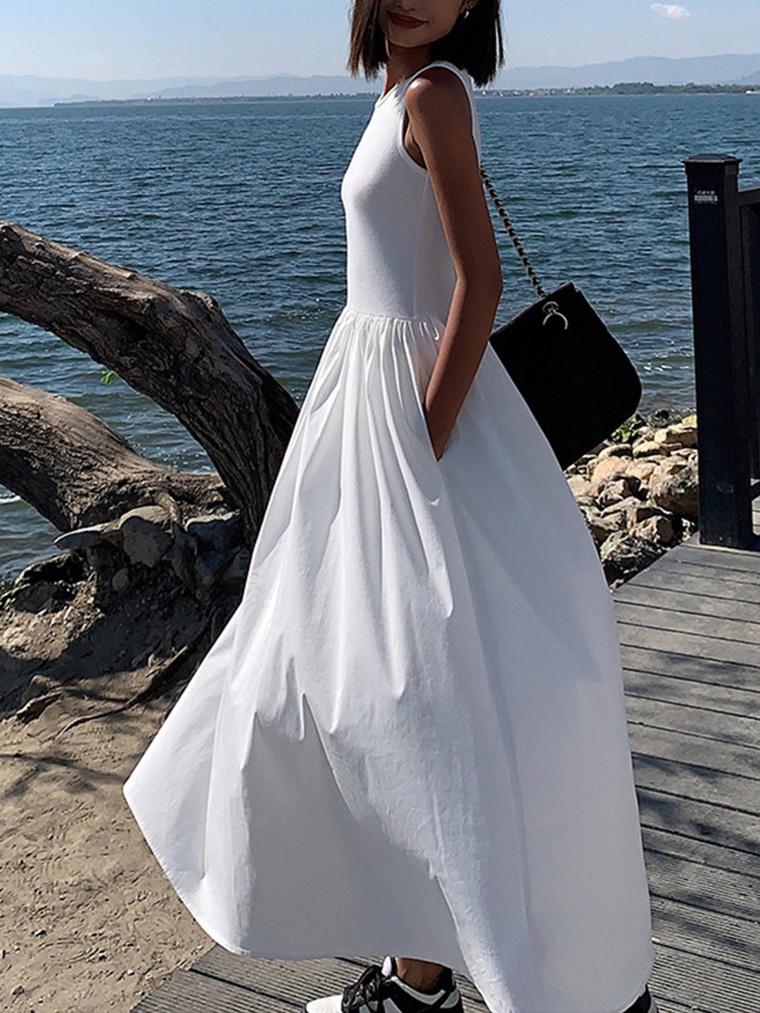 Anne | Sleeveless Maxi Dress