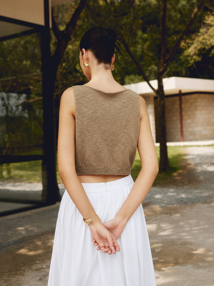 Tarelle | Cropped Knit Top