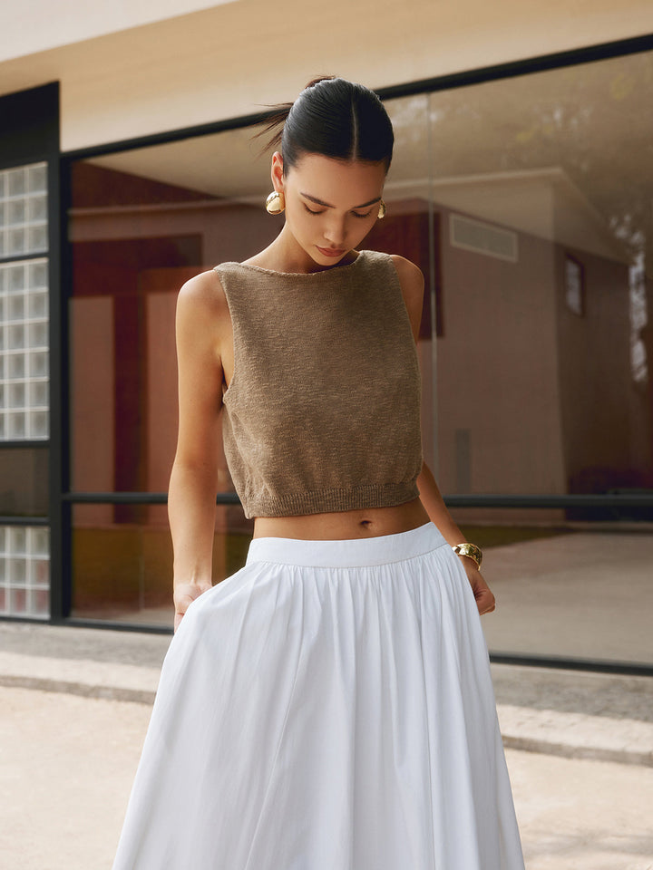 Tarelle | Cropped Knit Top