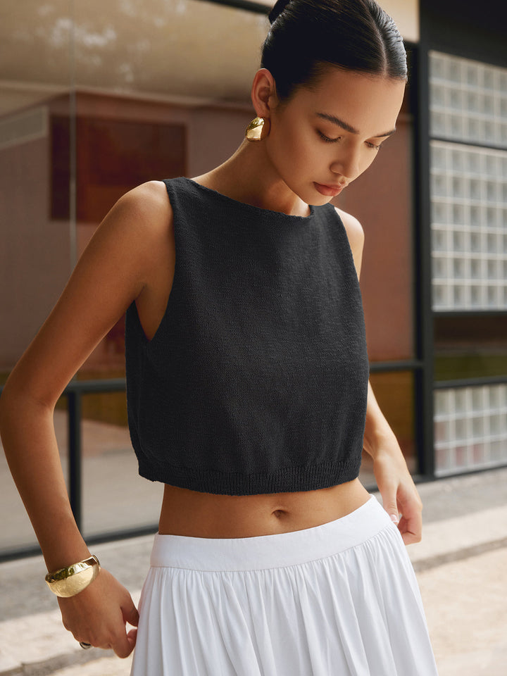 Tarelle | Cropped Knit Top