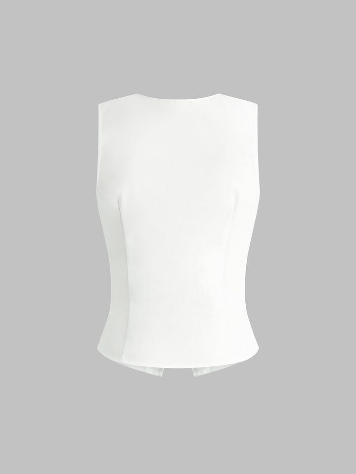 Noéline | Linen-Cotton Tailored Top