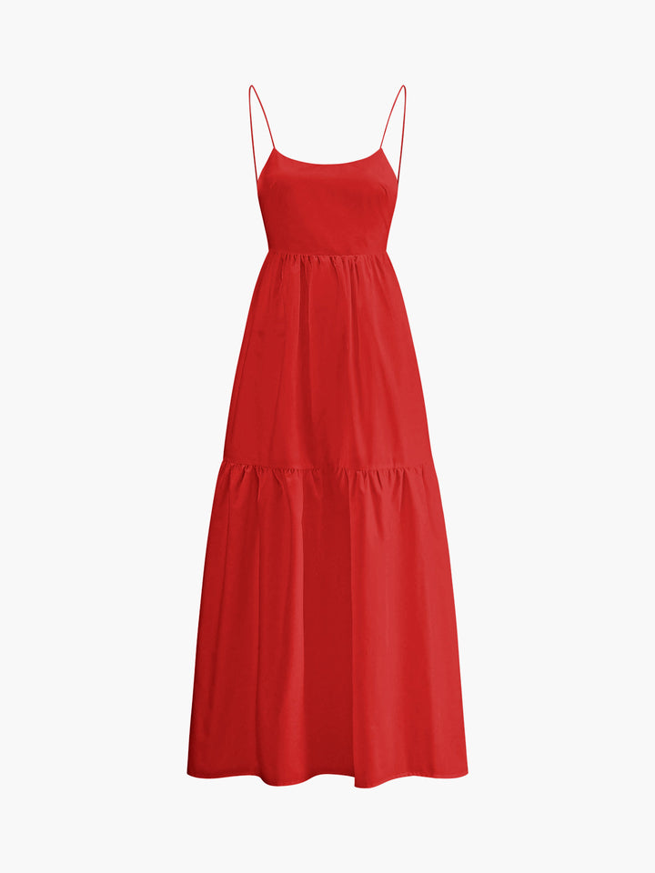 Mirela | Low Cut Maxi Dress