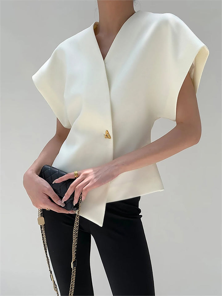 Virelle | Structured Wrap Top