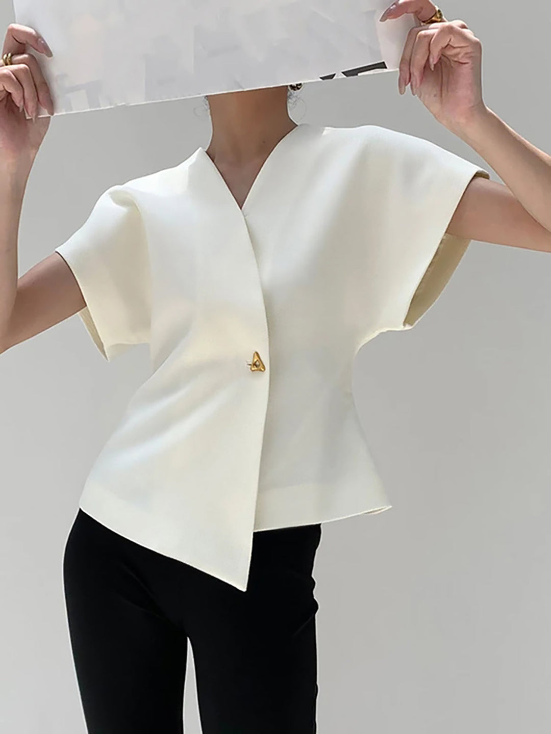 Virelle | Structured Wrap Top
