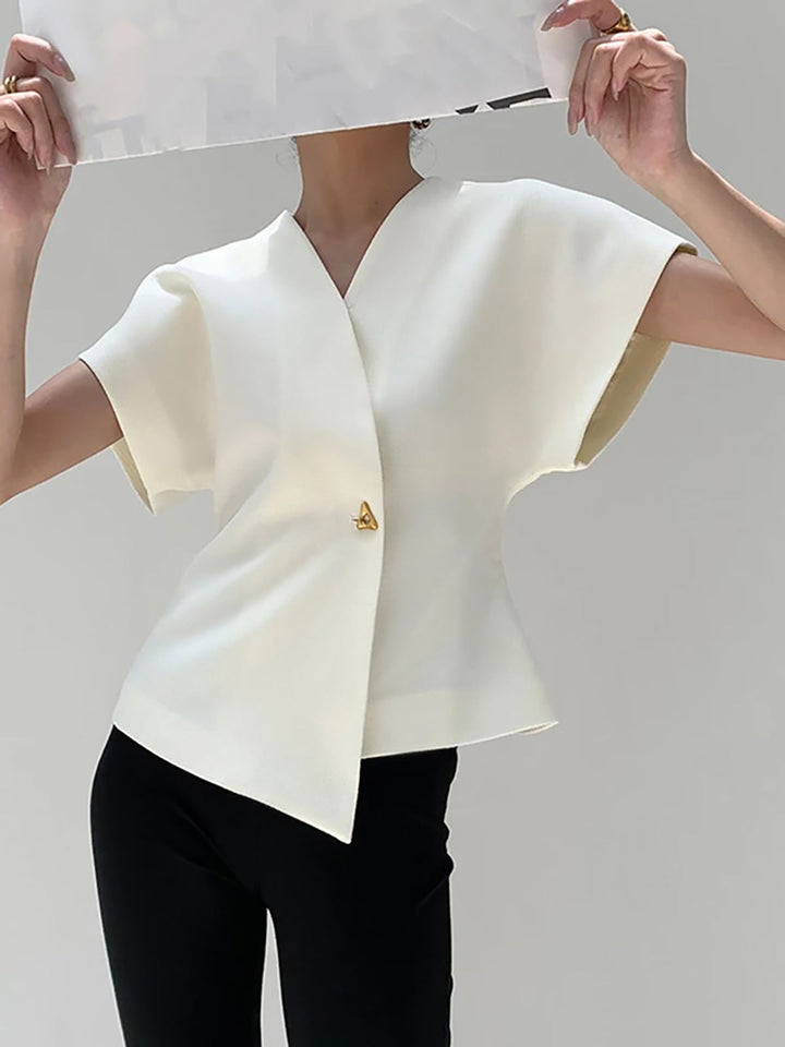 Virelle | Structured Wrap Top